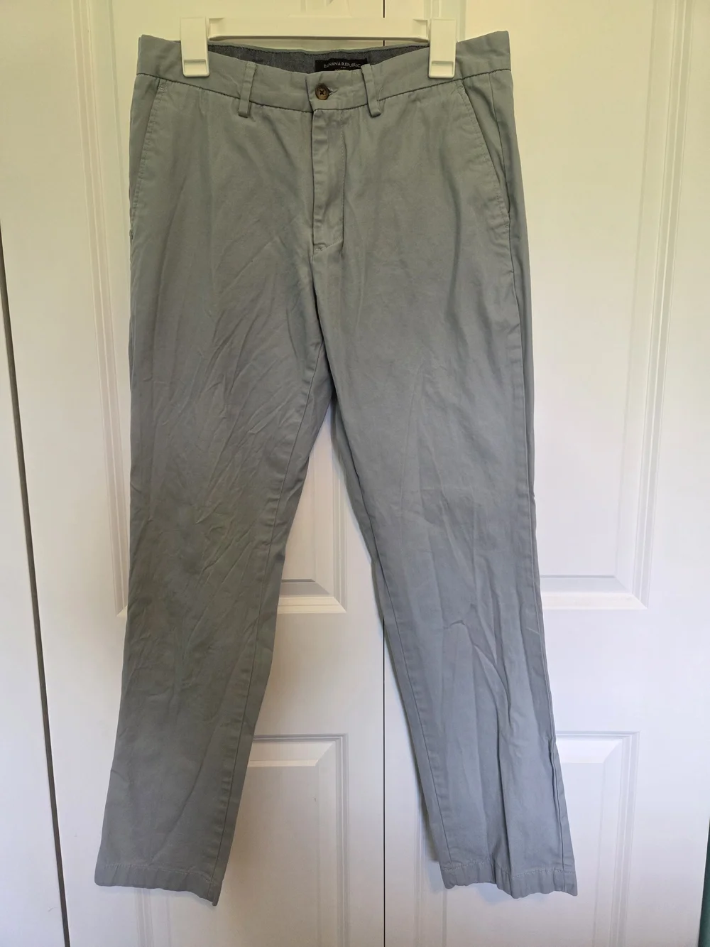 Banana Republic Light Gray Men's Chinos